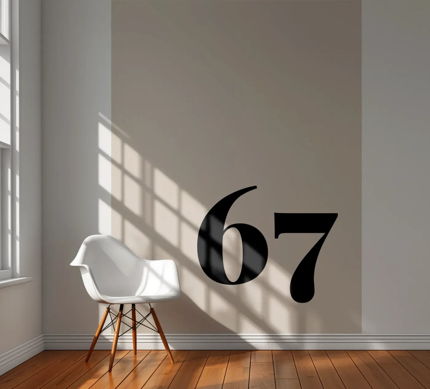 67 fotobehang van Simple