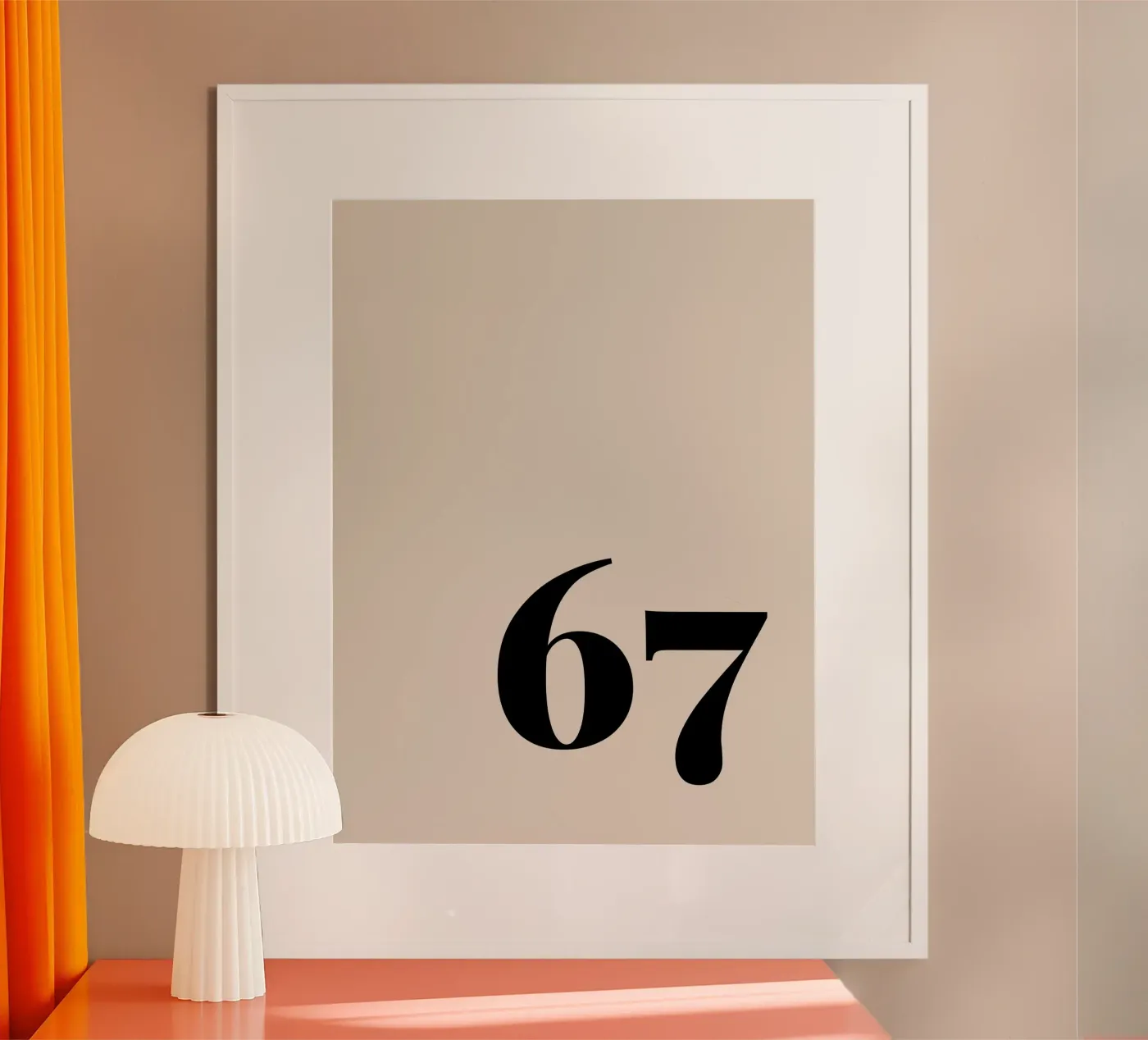 67 poster van Simple