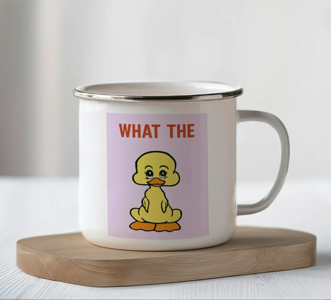 che anatra tazza in smalto da tanabaroo