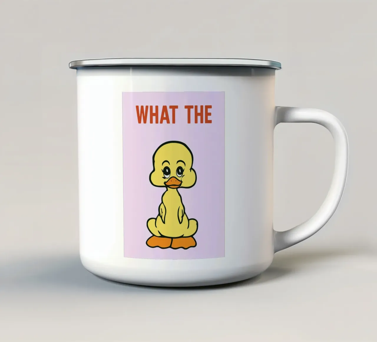 che anatra tazza in smalto da tanabaroo