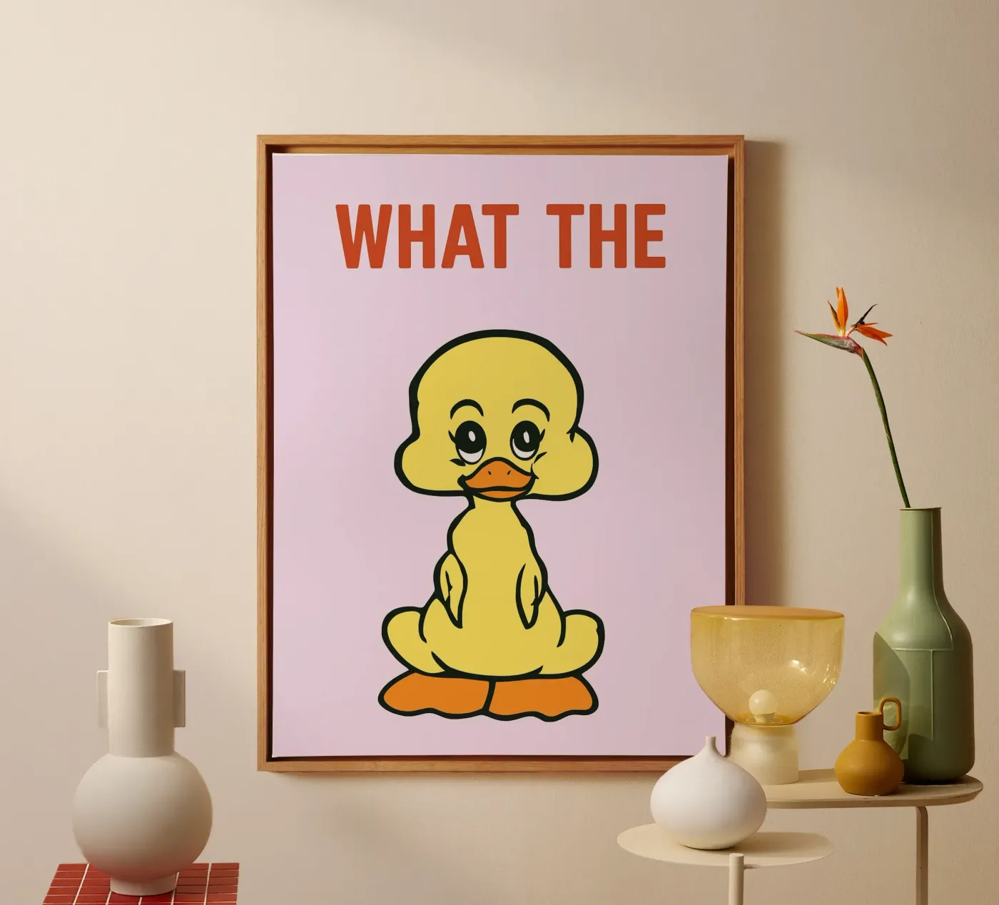 wat de eend canvas van tanabaroo