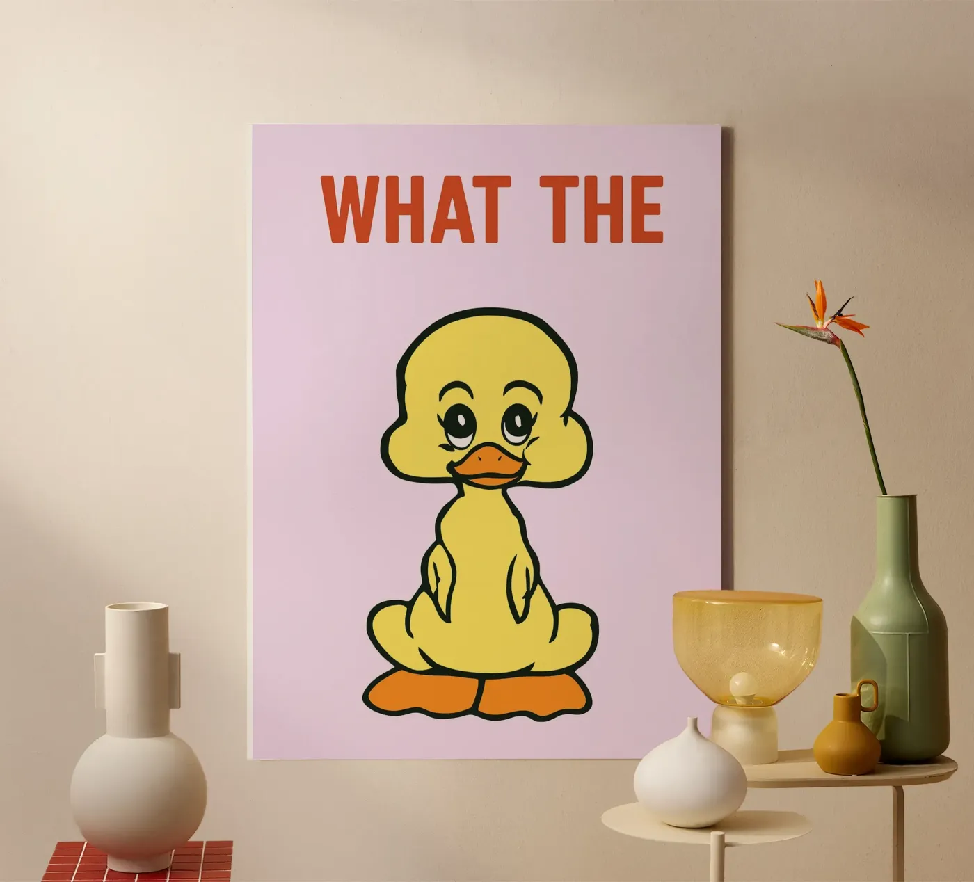wat de eend canvas van tanabaroo