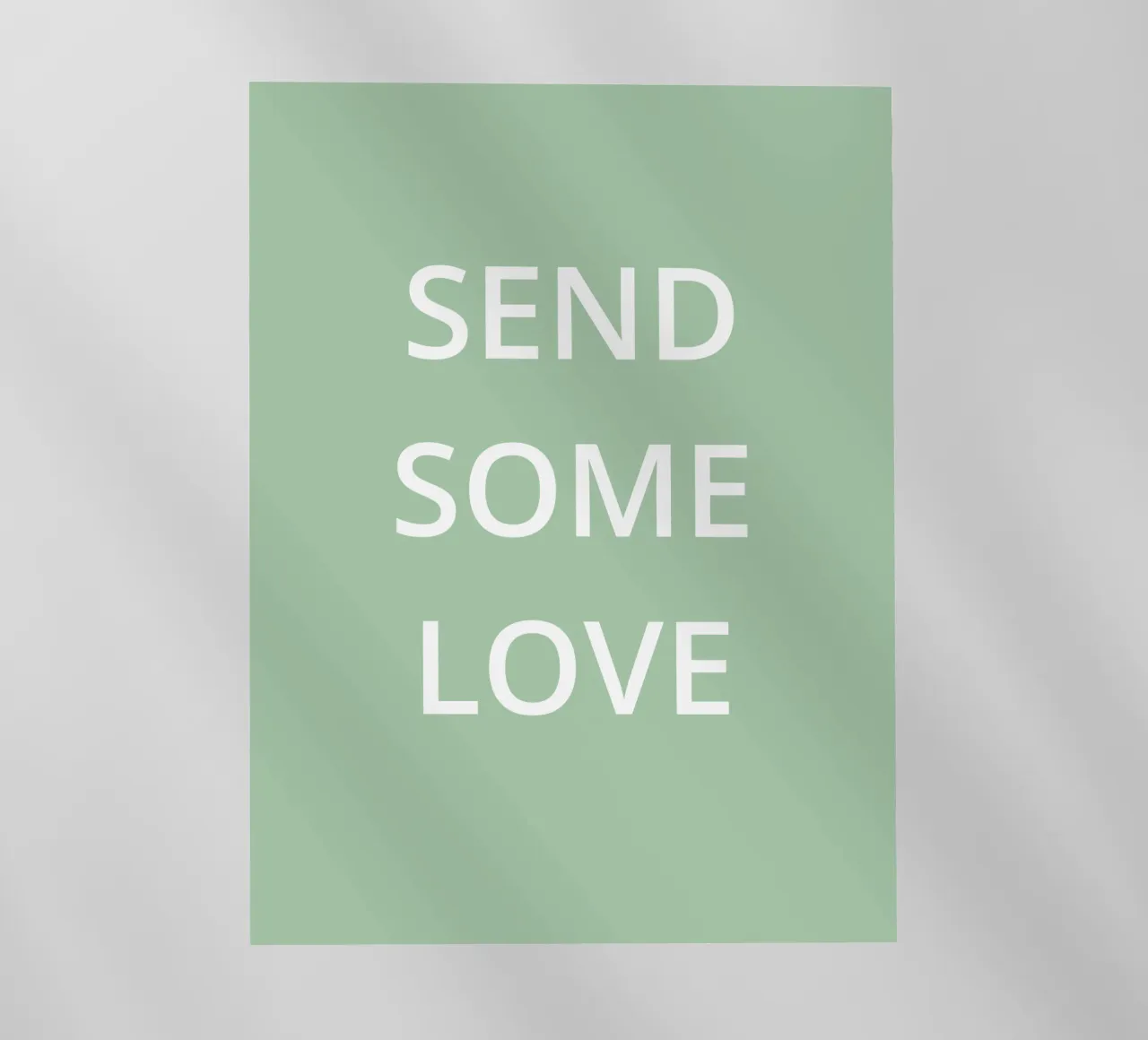 MANDA UN PO' D'AMORE pellicola backlit da Simple