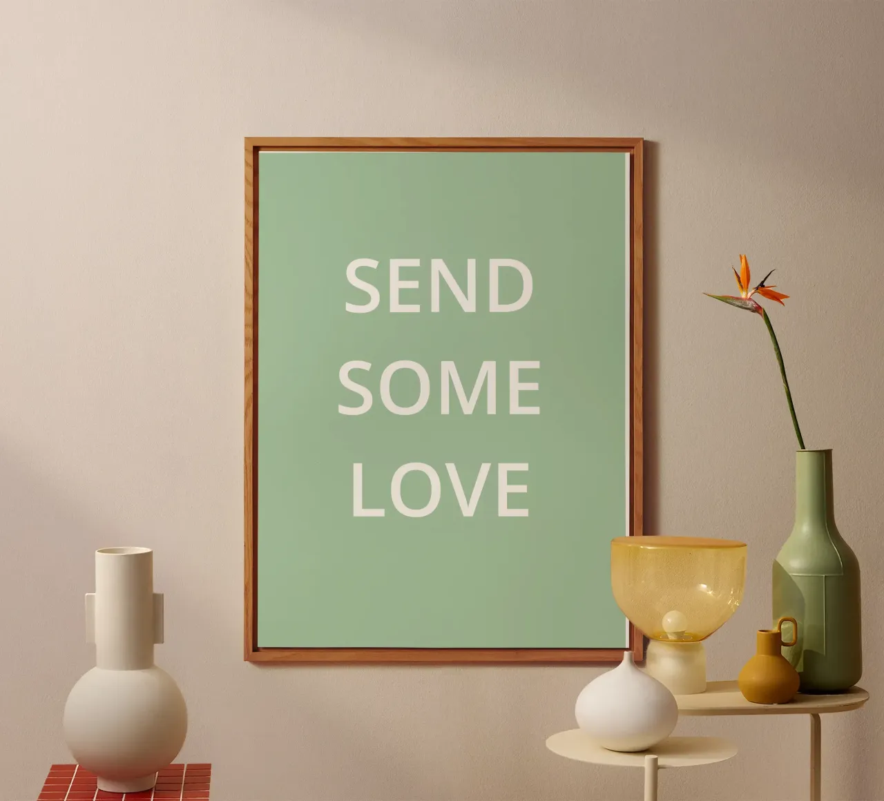 MANDA UN PO' D'AMORE alluminio dibond da Simple