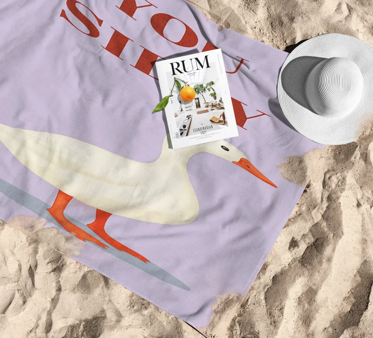 sciocca anatra telo mare da tanabaroo