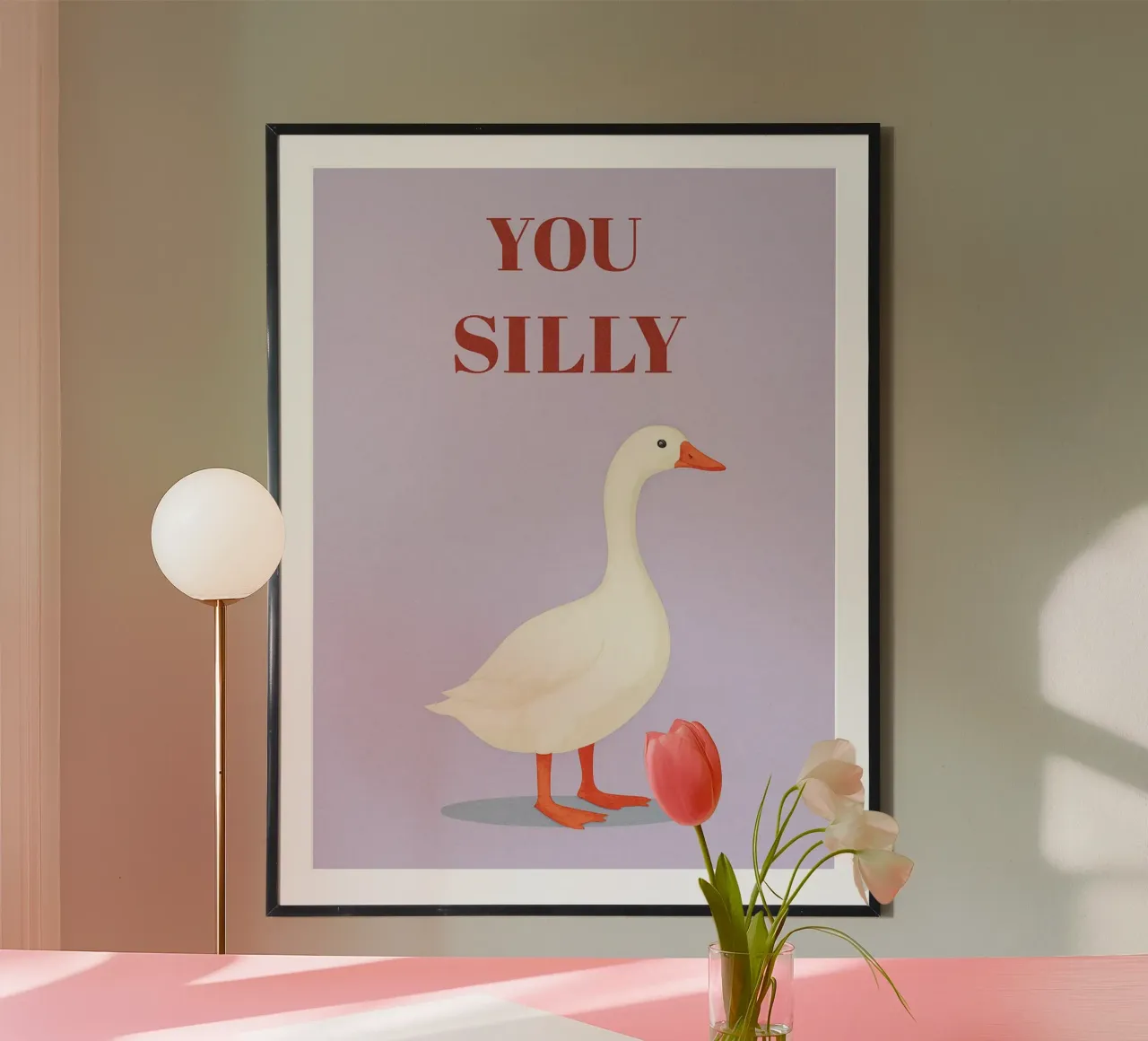 you silly duck poster by tanabaroo