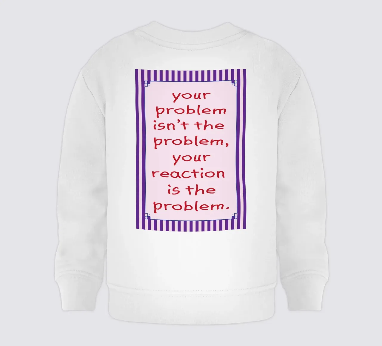 il problema è la vostra reazione felpa neonato da tanabaroo