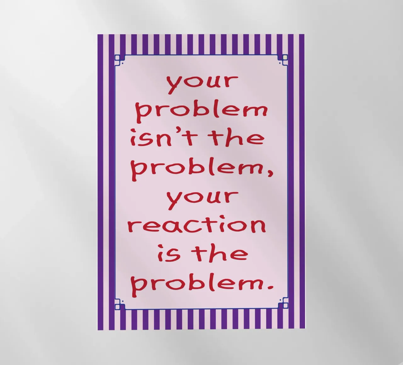 il problema è la vostra reazione pellicola backlit da tanabaroo