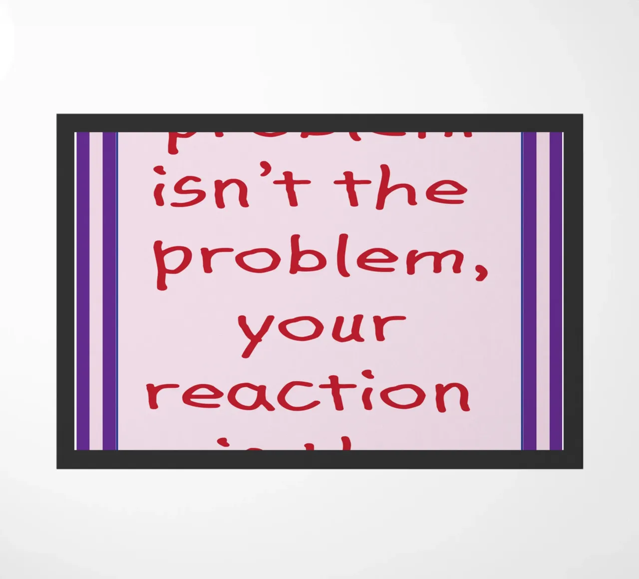 il problema è la vostra reazione zerbino da tanabaroo