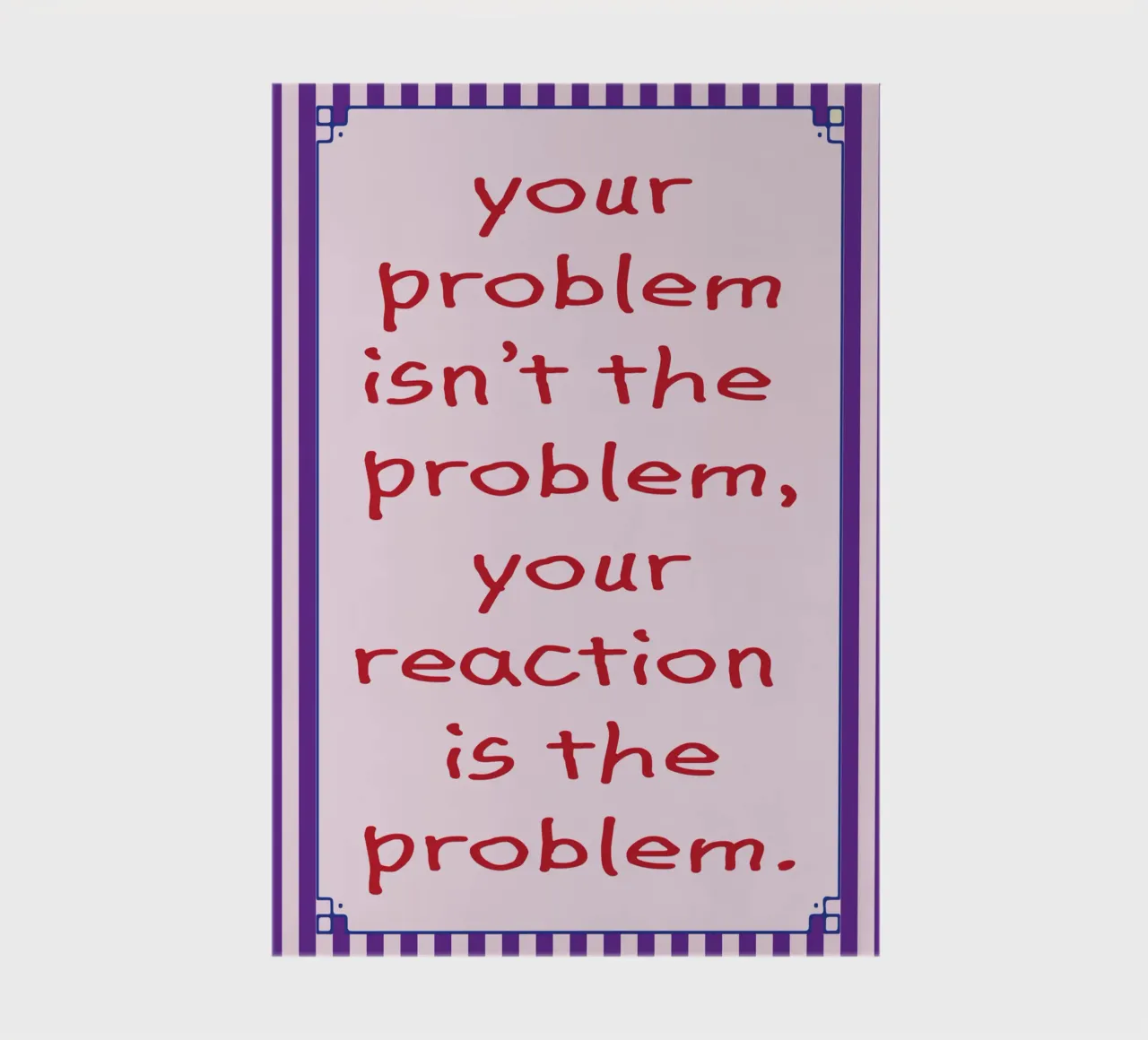 your reaction is the problem notebook by tanabaroo
