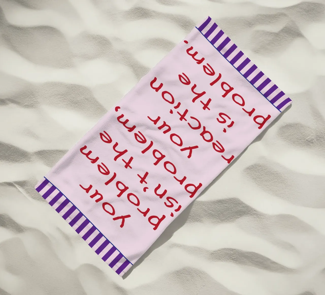 il problema è la vostra reazione telo mare da tanabaroo