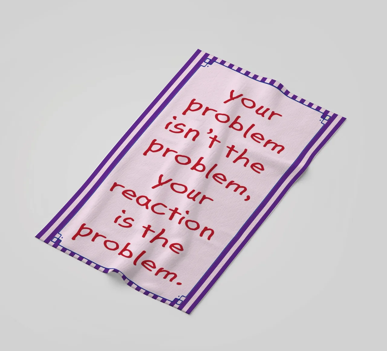 il problema è la vostra reazione telo mare da tanabaroo