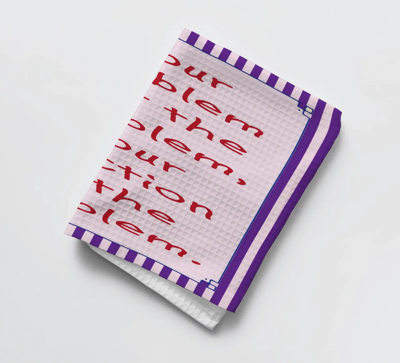 Ihre Reaktion ist das Problem Geschirrtuch von tanabaroo