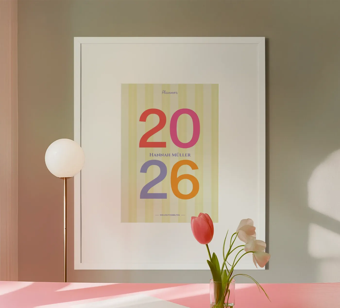 Bright 2026 Planner poster da EverLuvv Studio