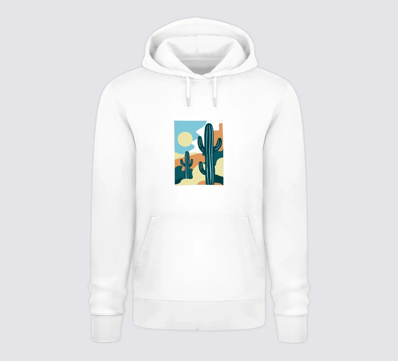 Cactus felpa con cappuccio da SPECIAL FLOWER PATTERNS