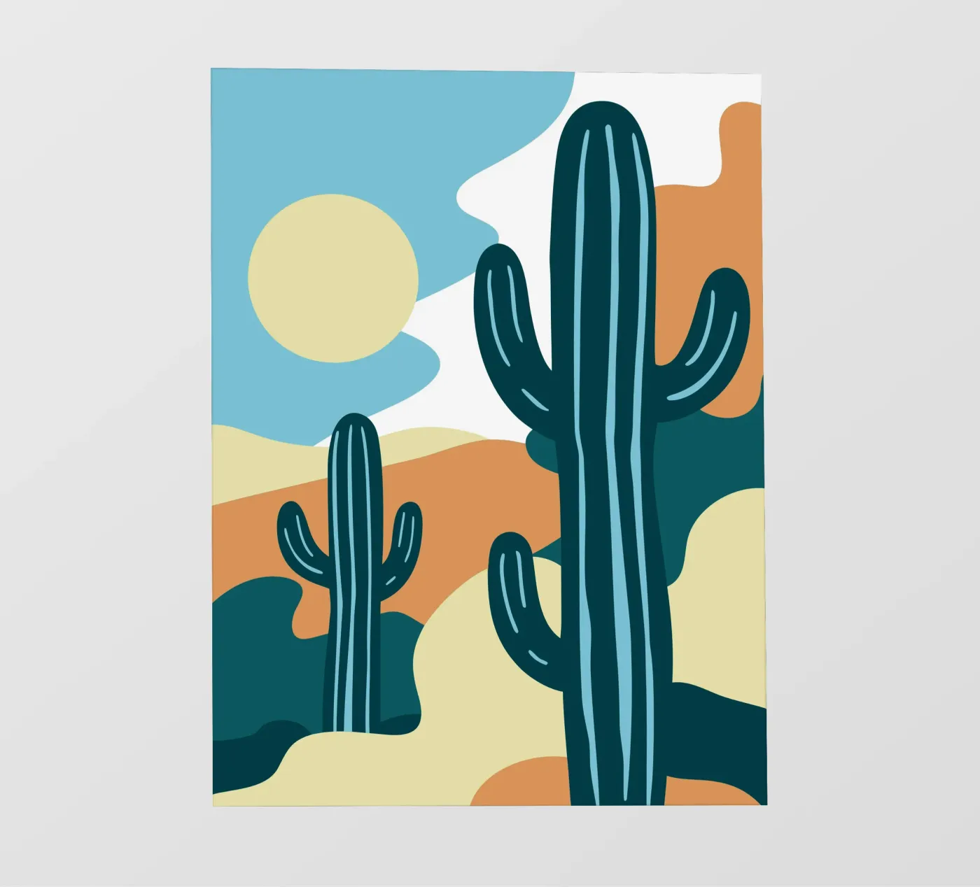 Cactus pellicola backlit da SPECIAL FLOWER PATTERNS