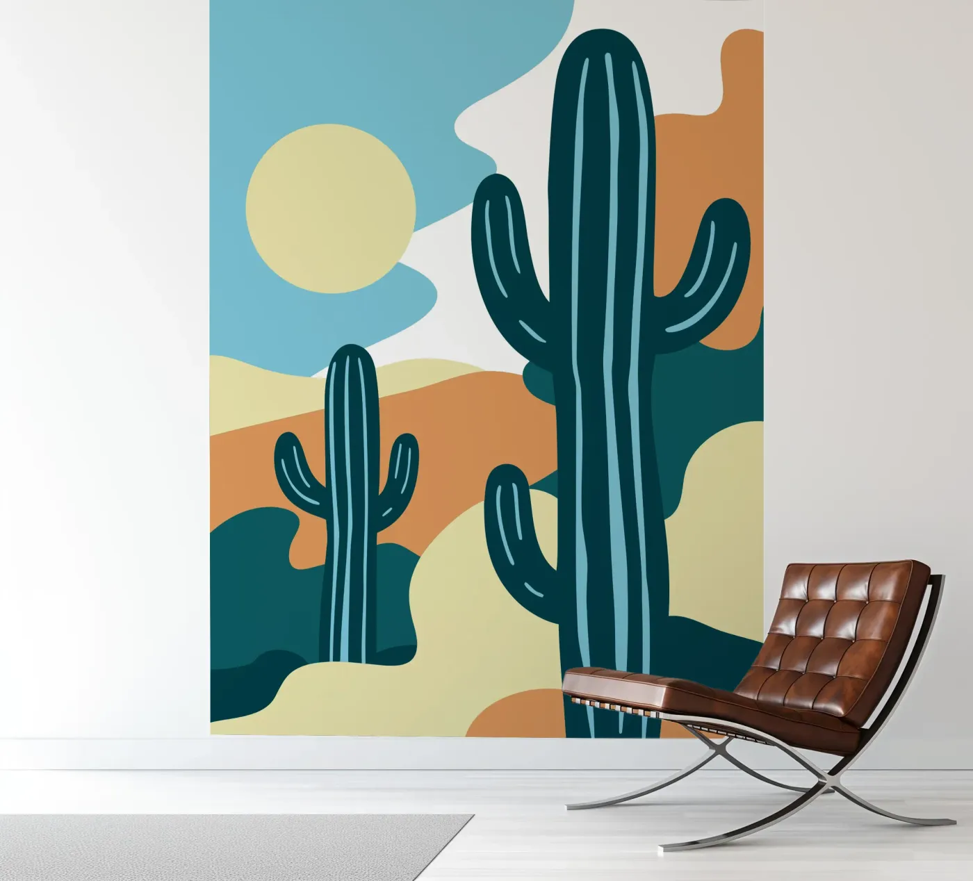 Cactus fotobehang van SPECIAL FLOWER PATTERNS