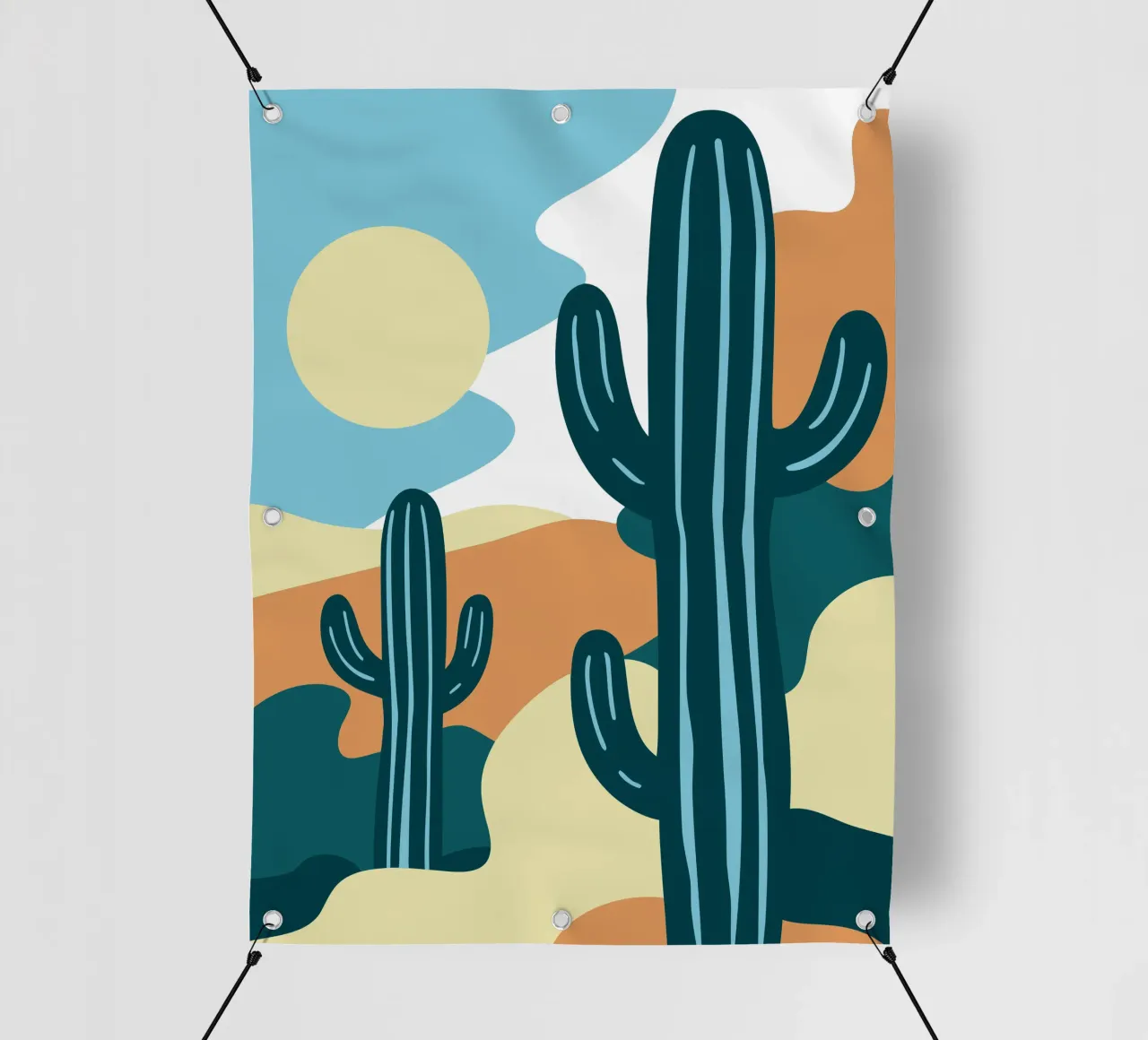 Cactus telo in pvc da SPECIAL FLOWER PATTERNS