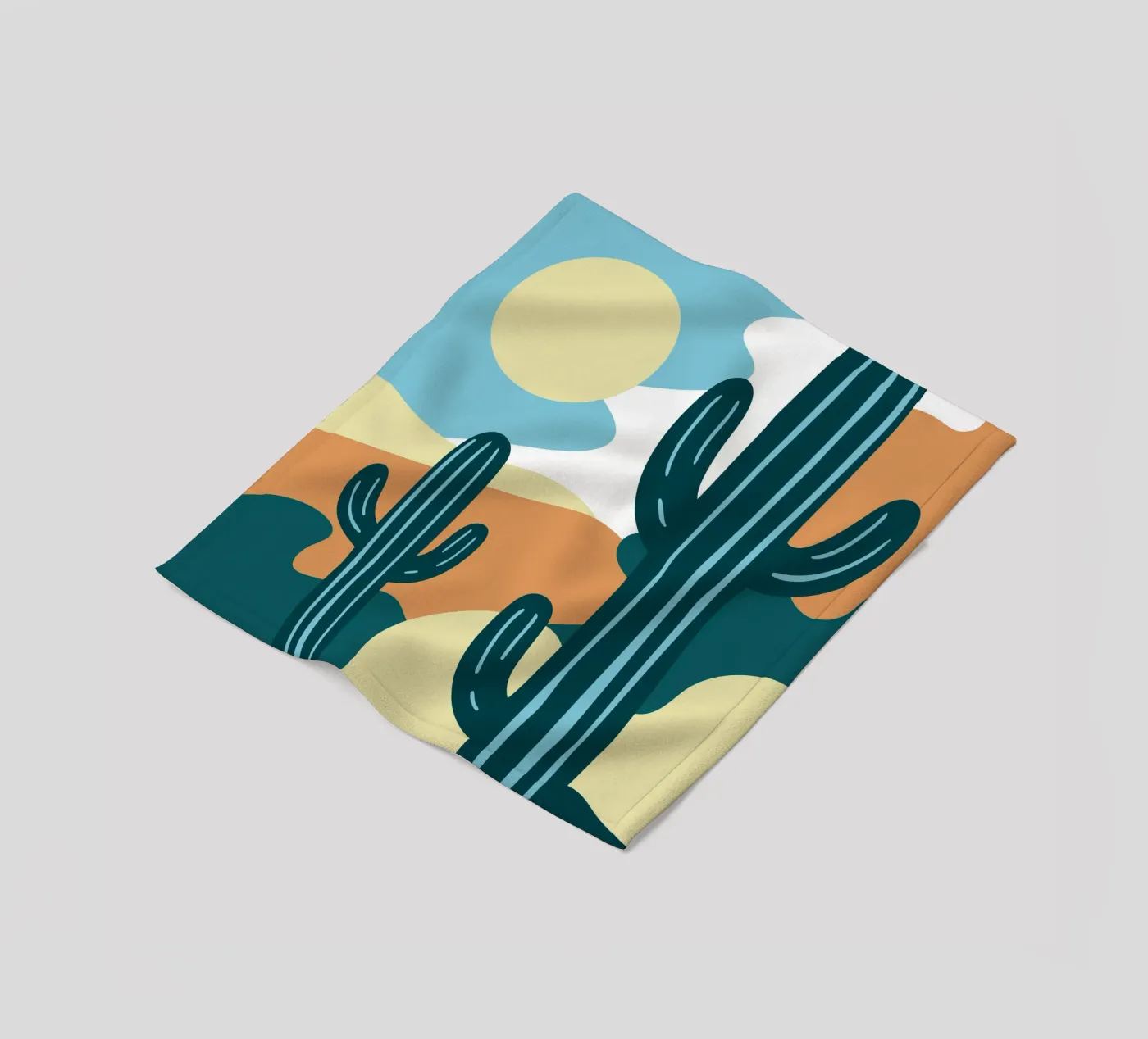Cactus fleecedeken van SPECIAL FLOWER PATTERNS