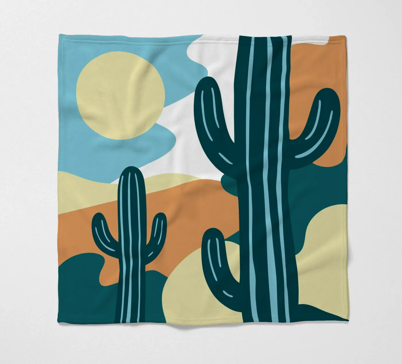 Cactus fleecedeken van SPECIAL FLOWER PATTERNS