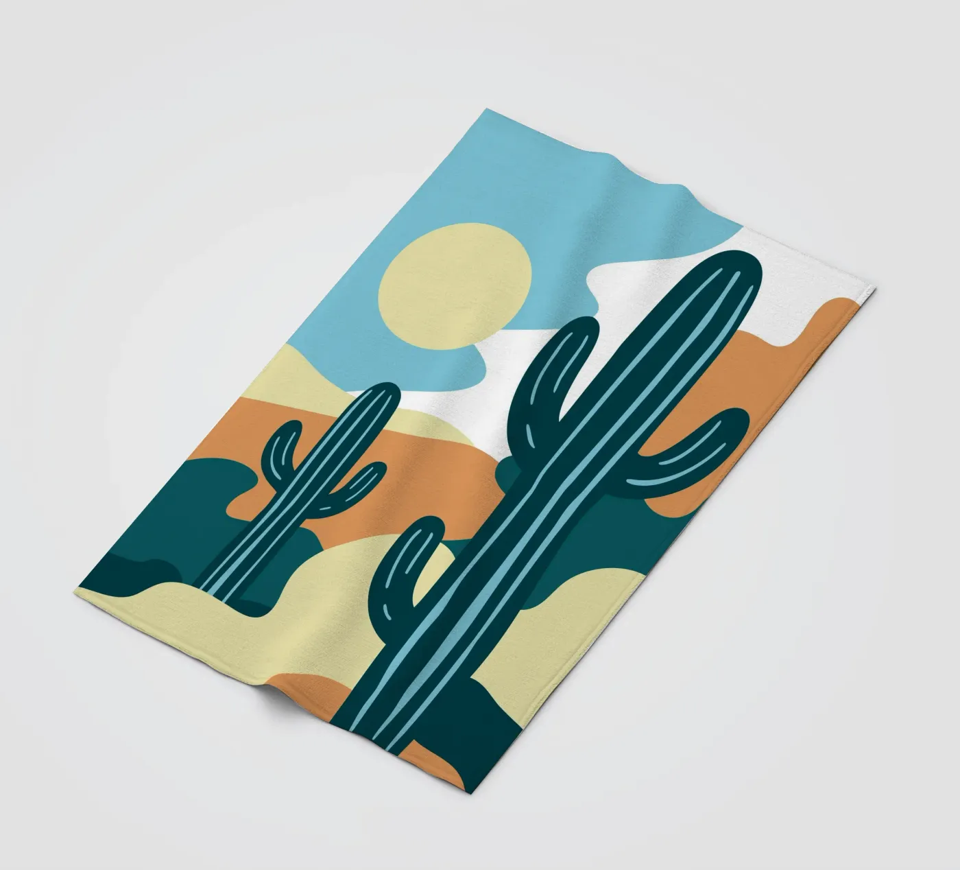Cactus fleecedeken van SPECIAL FLOWER PATTERNS