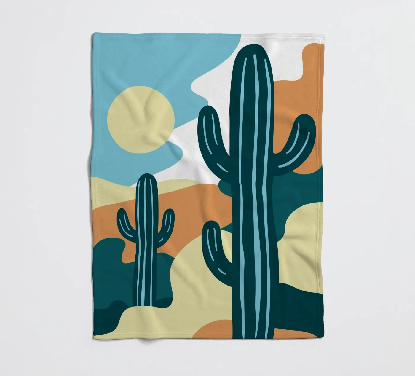 Cactus fleecedeken van SPECIAL FLOWER PATTERNS