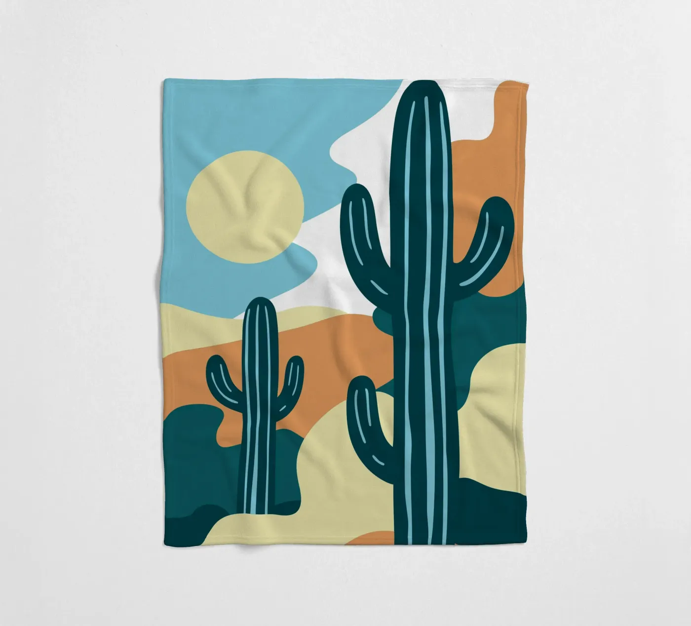 Cactus fleecedeken van SPECIAL FLOWER PATTERNS