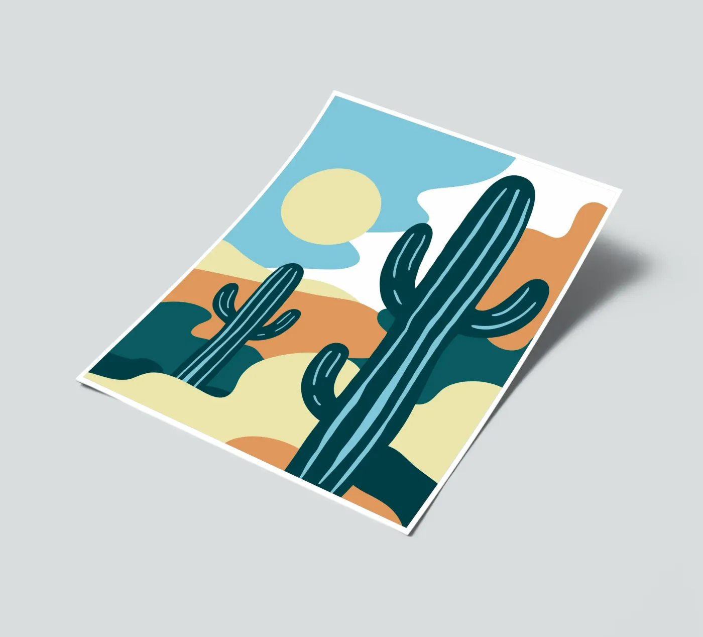 Cactus sticker sheet by SPECIAL FLOWER PATTERNS