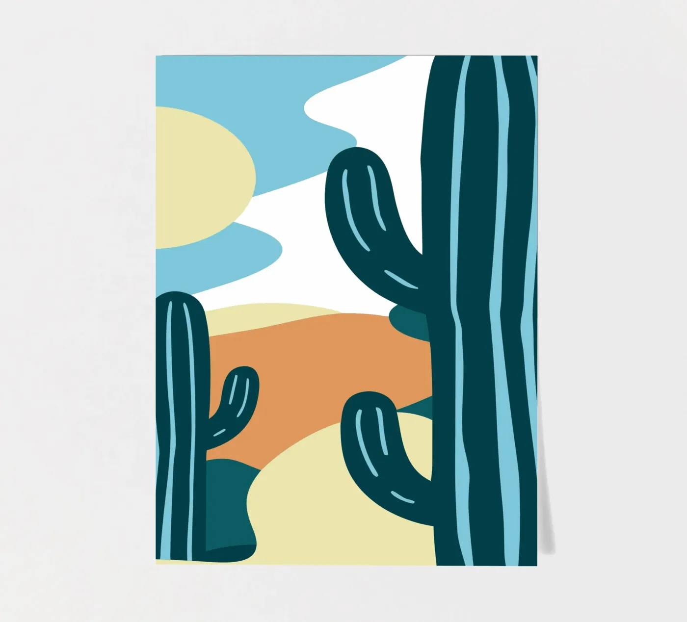 Cactus sticker sheet by SPECIAL FLOWER PATTERNS