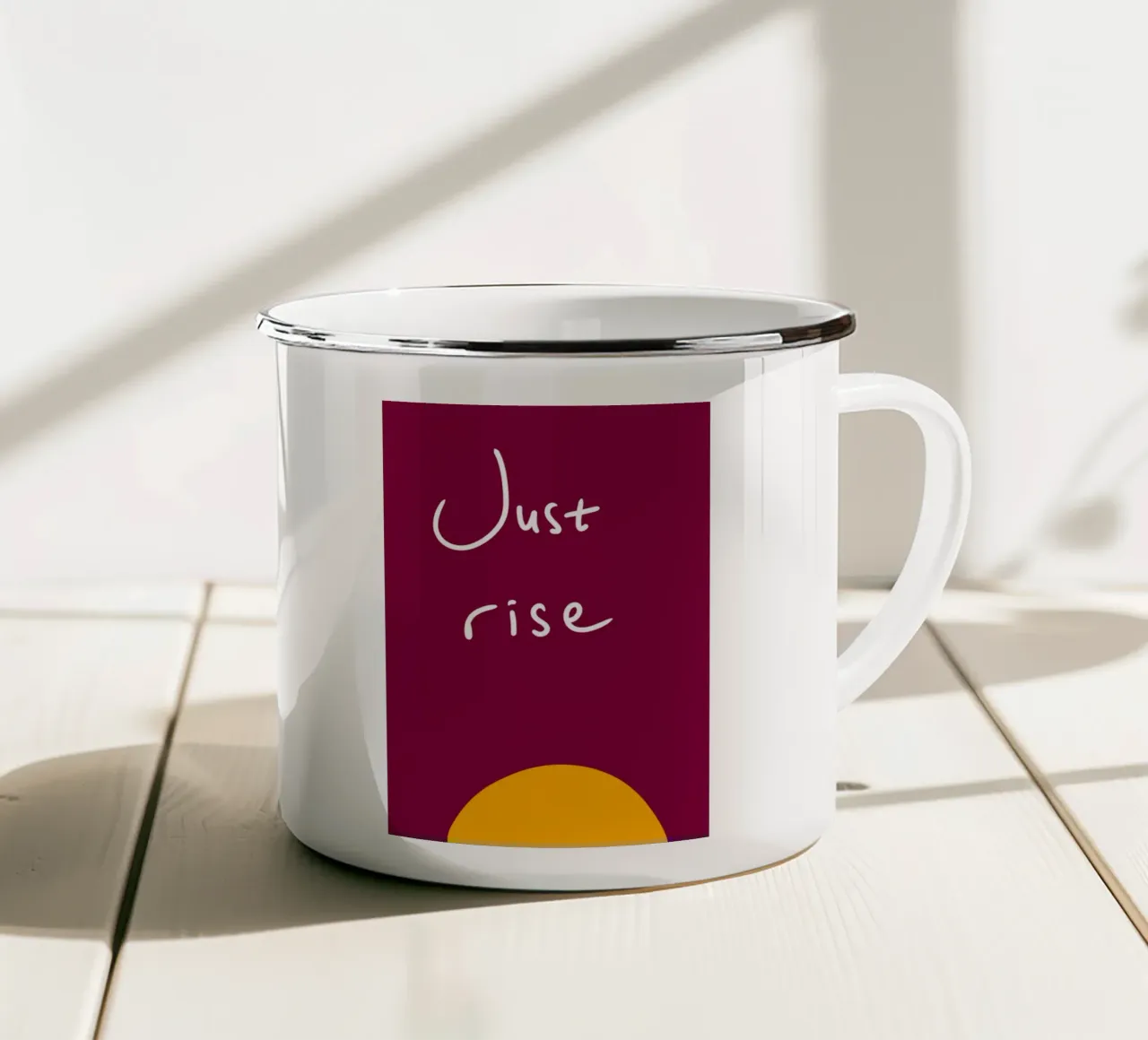 Rise tazza in smalto da Simplicity