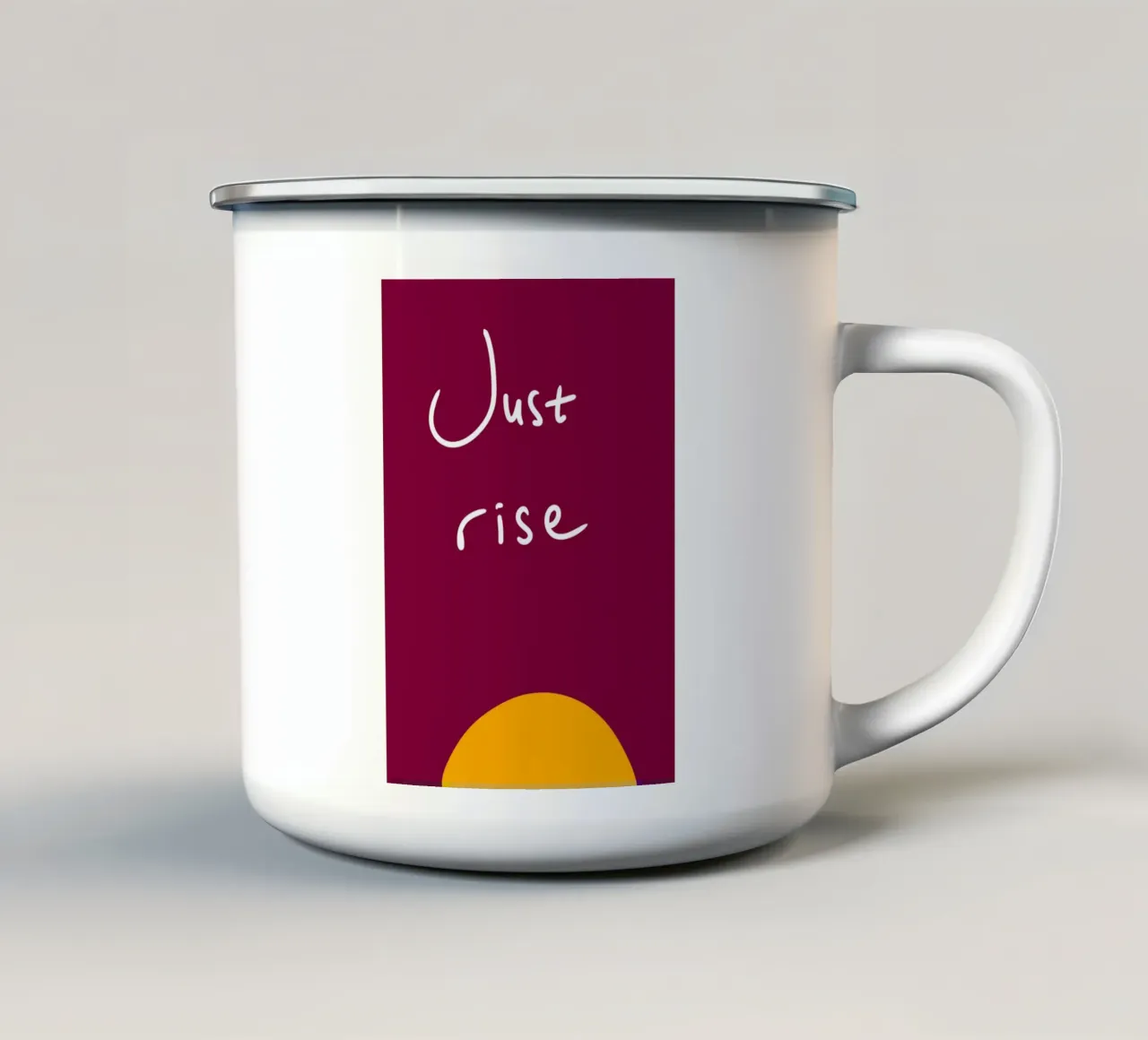 Rise tazza in smalto da Simplicity