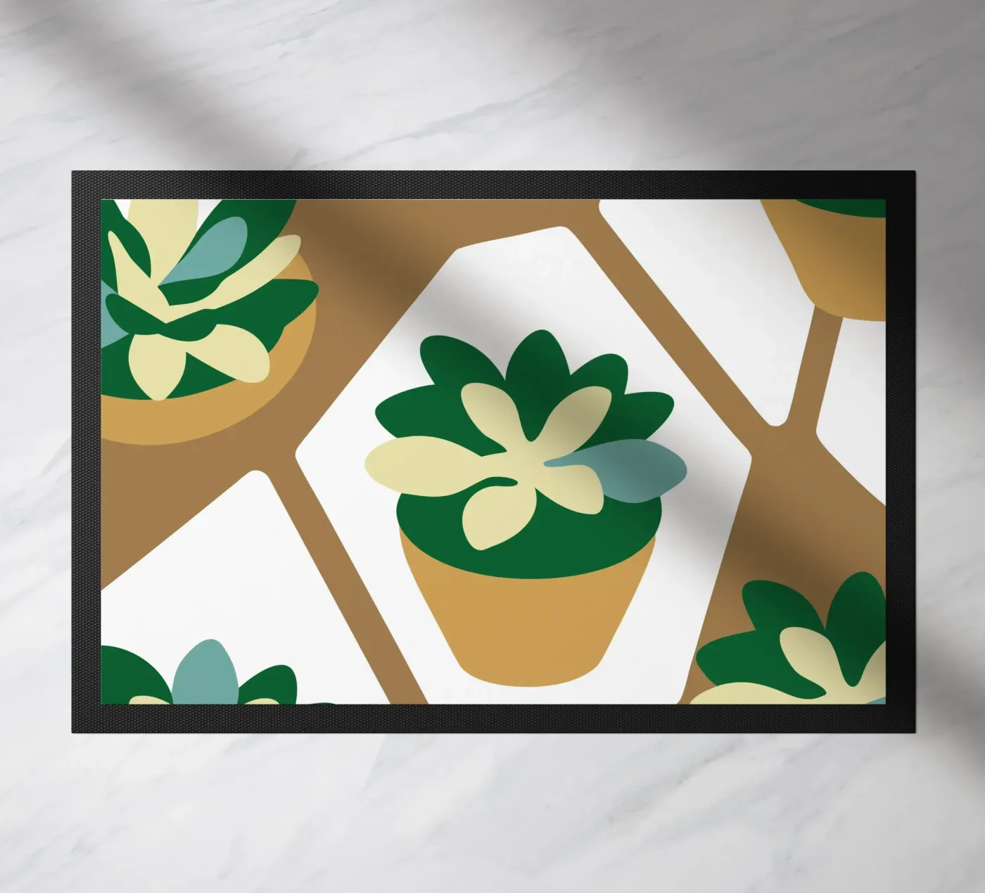 Pianta succulenta zerbino da SPECIAL FLOWER PATTERNS