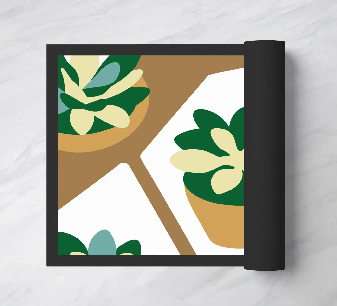 Pianta succulenta zerbino da SPECIAL FLOWER PATTERNS