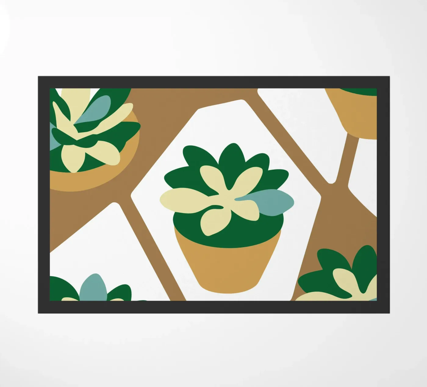 Pianta succulenta zerbino da SPECIAL FLOWER PATTERNS