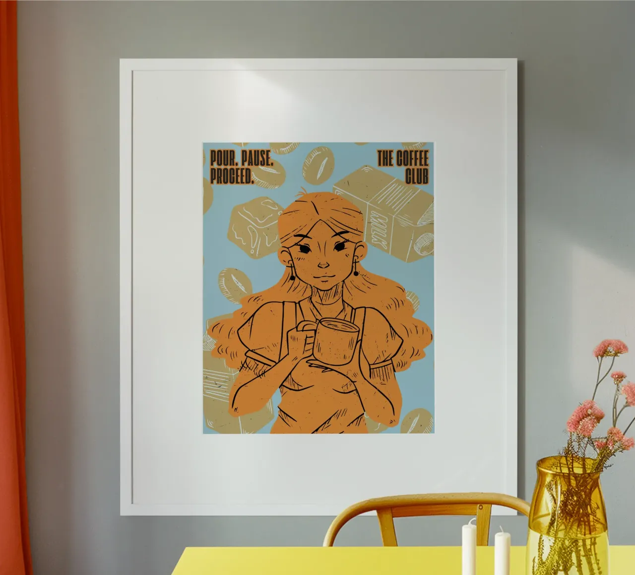 POUR. PAUSE. PROCEED carta hahnemühle da COFFEE CLUB