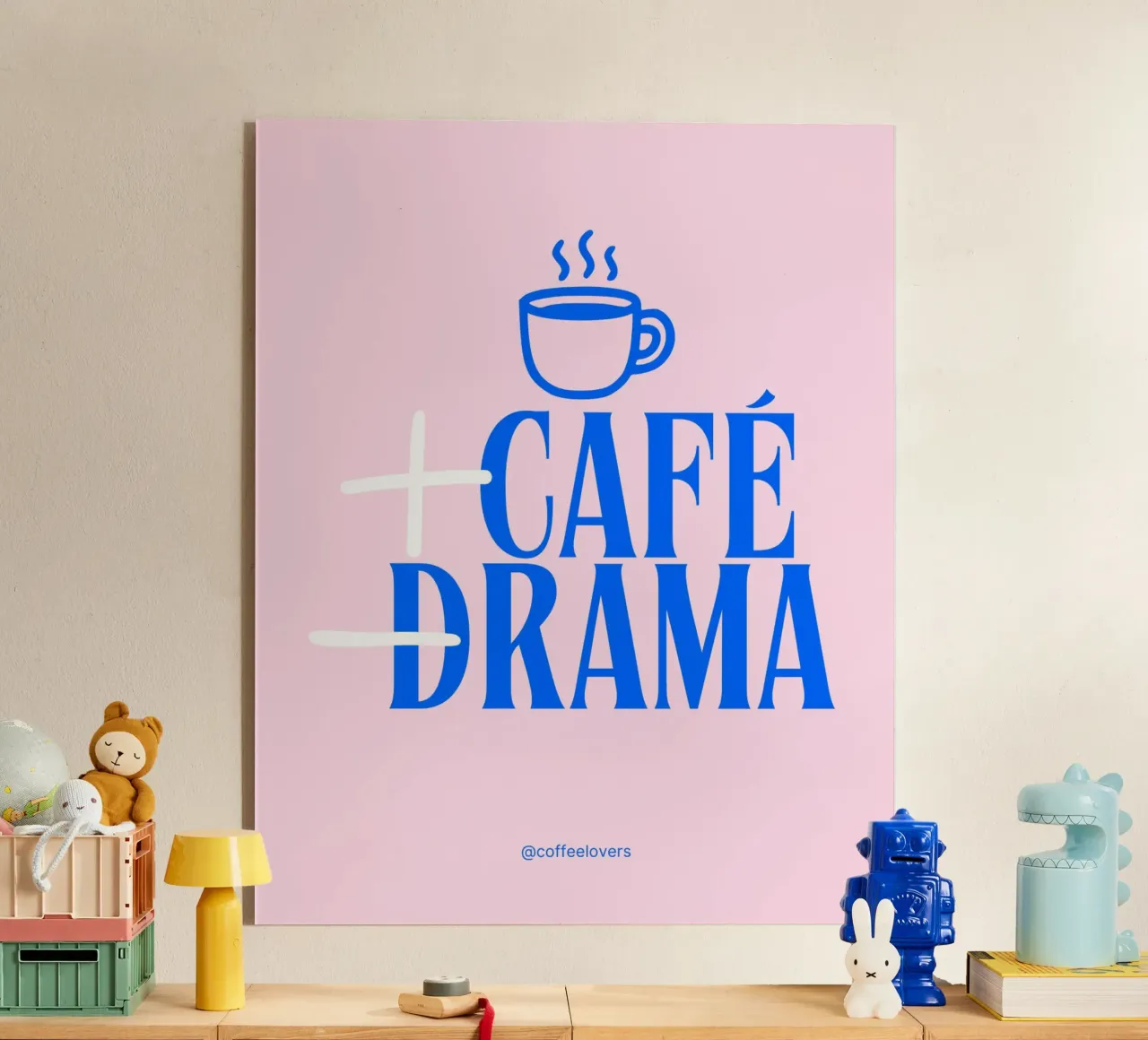 +CAFÉ -DRAMA plexiglass da COFFEE CLUB