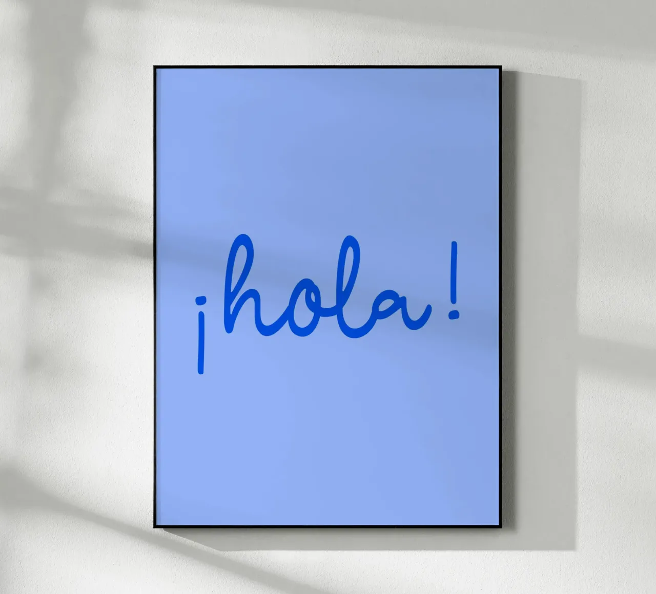 Hola plexiglas de Trend Collection by Palmartprints