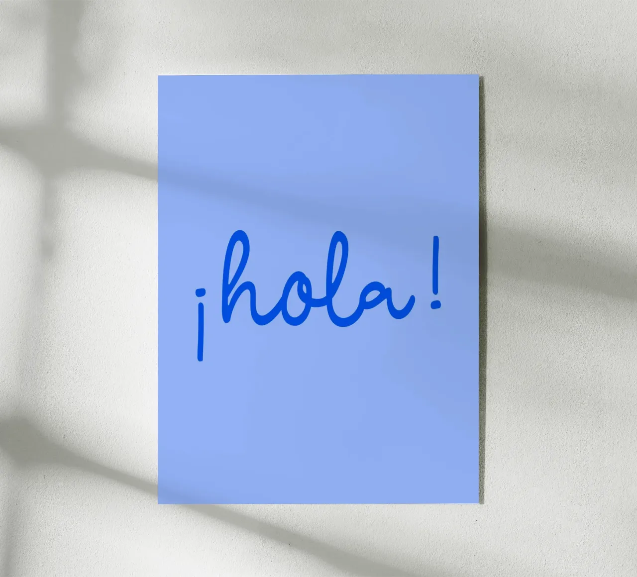Hola plexiglas de Trend Collection by Palmartprints