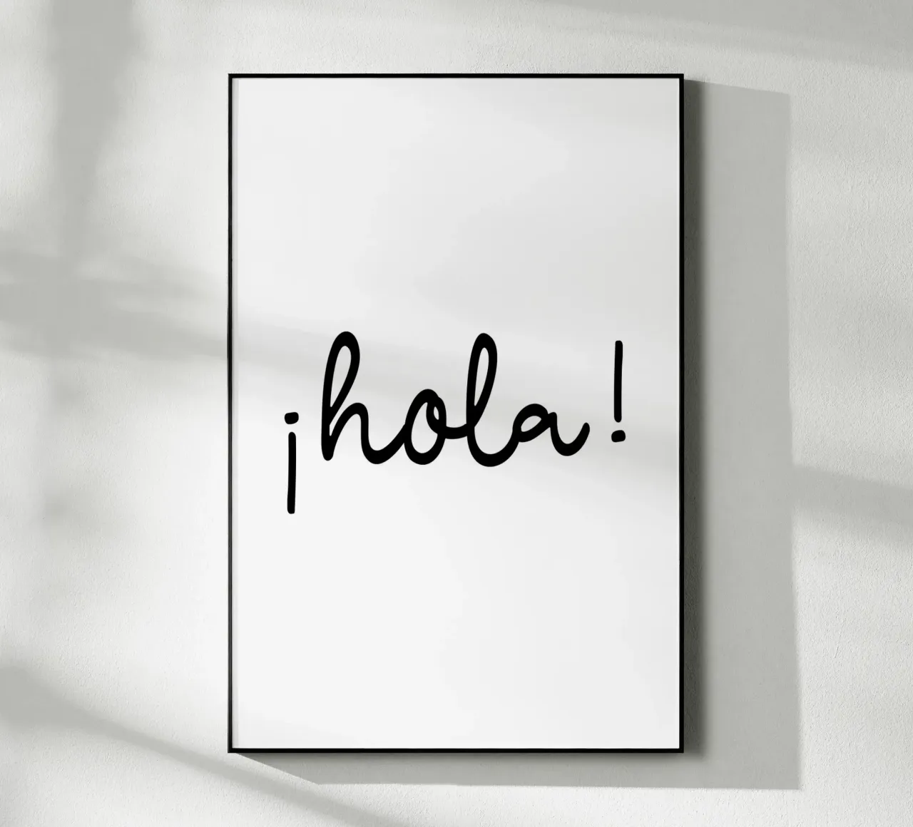 Hola Acryl-Glas von Trend Collection by Palmartprints