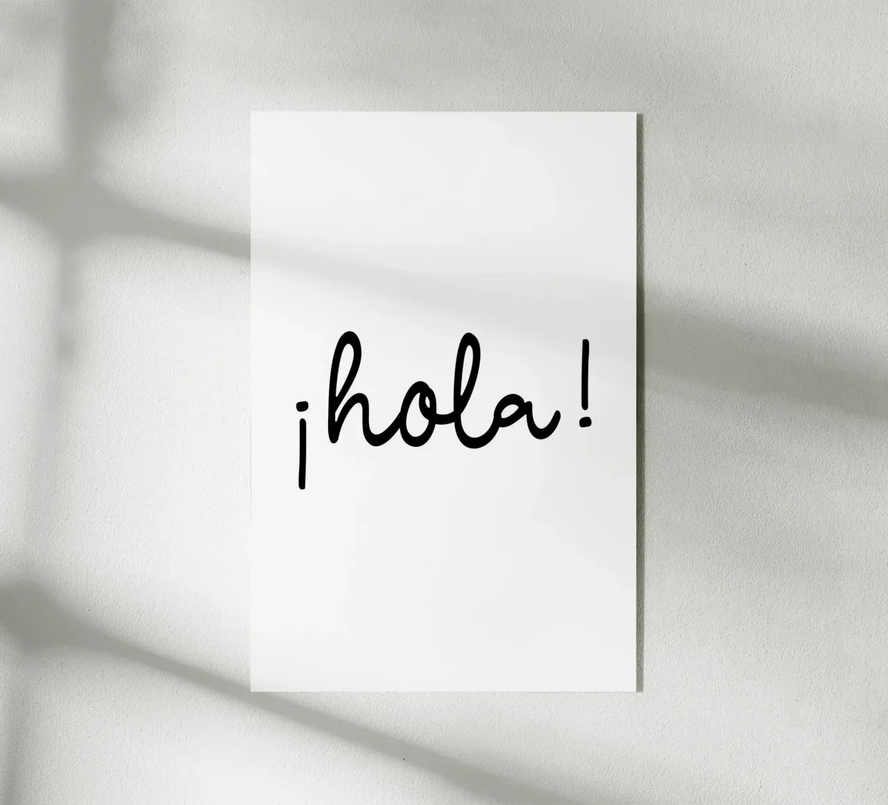 Hola plexiglass da Trend Collection by Palmartprints