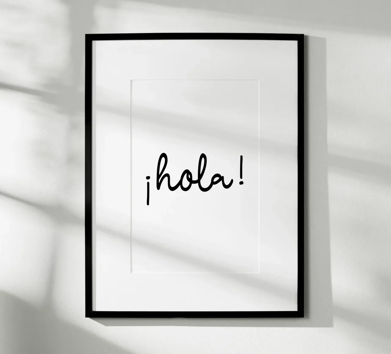 Hola poster van Trend Collection by Palmartprints