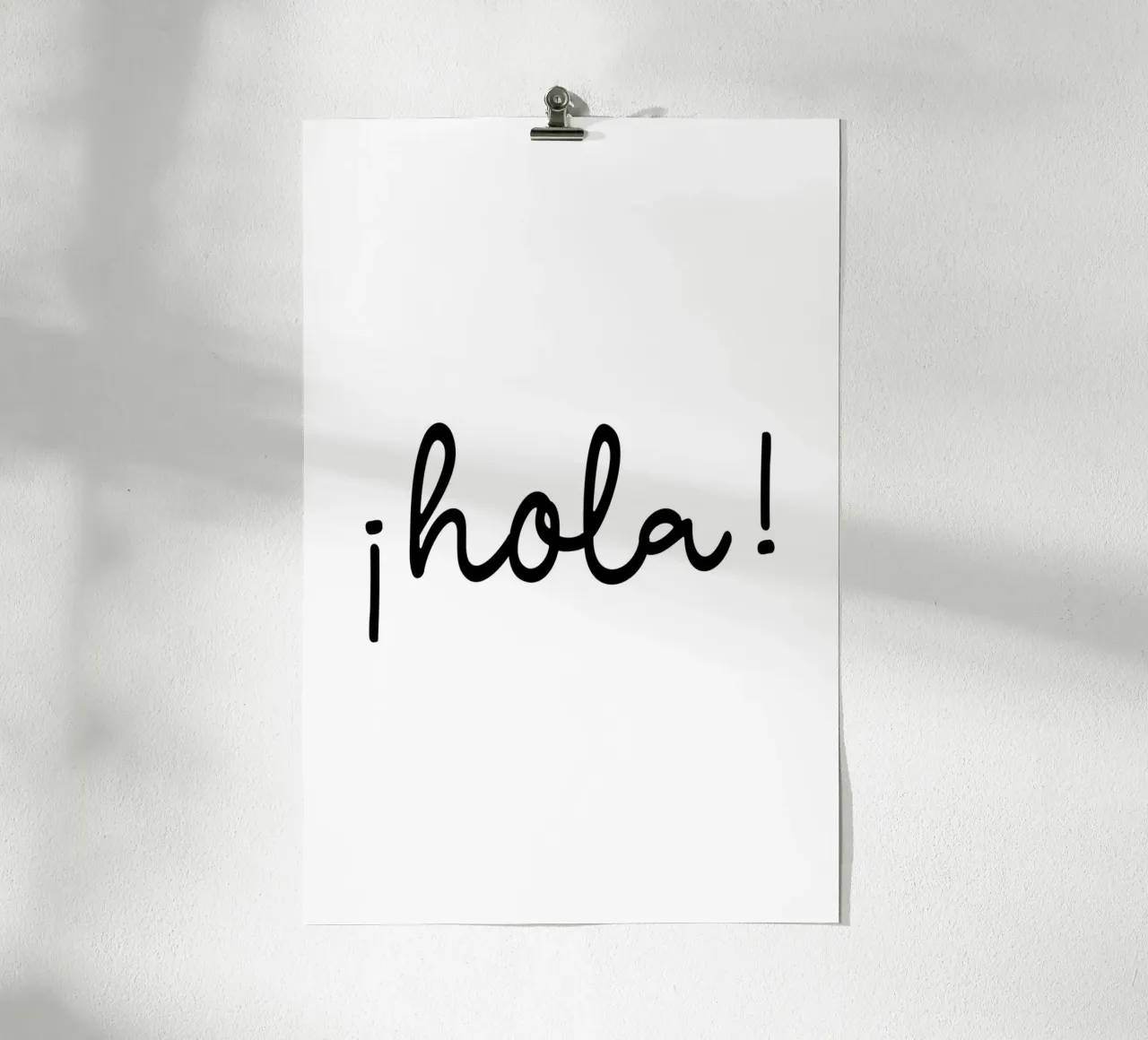 Hola poster van Trend Collection by Palmartprints