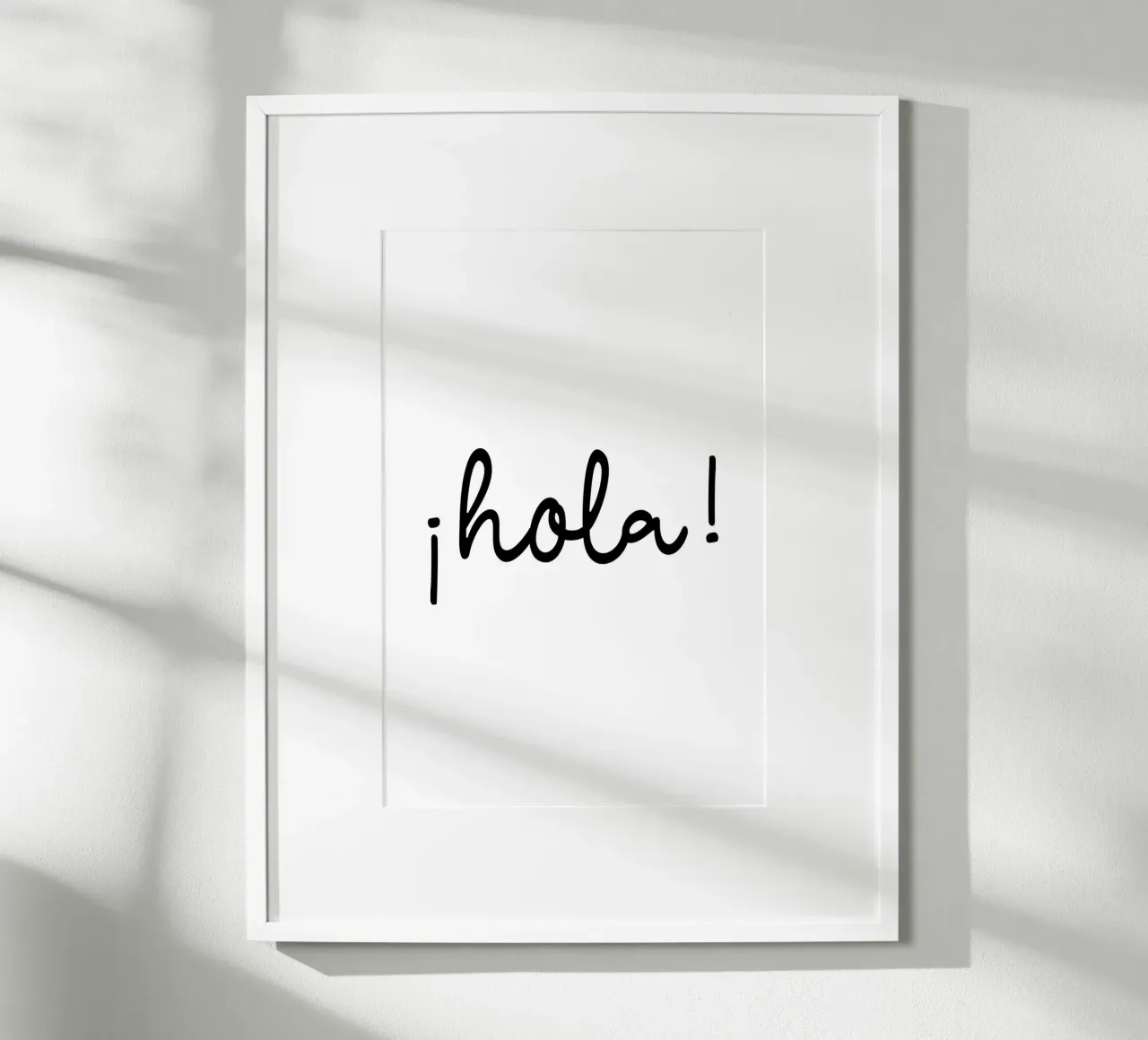 Hola poster van Trend Collection by Palmartprints