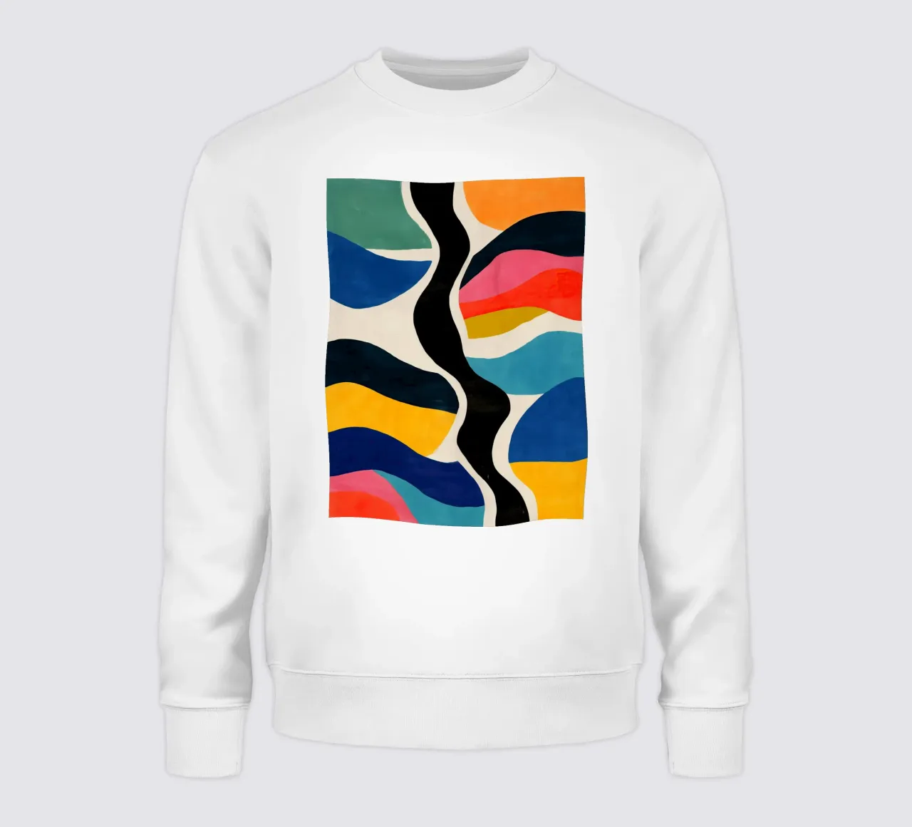 Flusso di colore astratto I felpa da Sienna Atelier