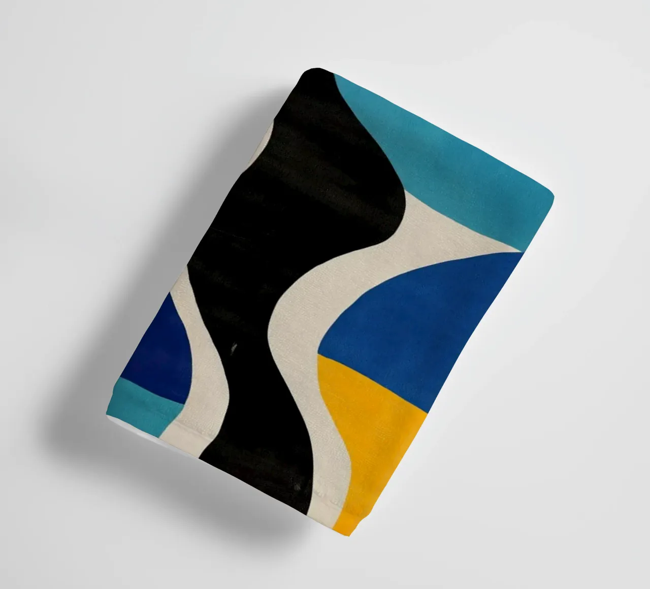 Abstract Color Flow I towel by Sienna Atelier