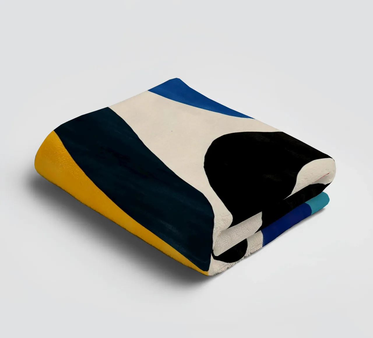 Abstract Color Flow I towel by Sienna Atelier