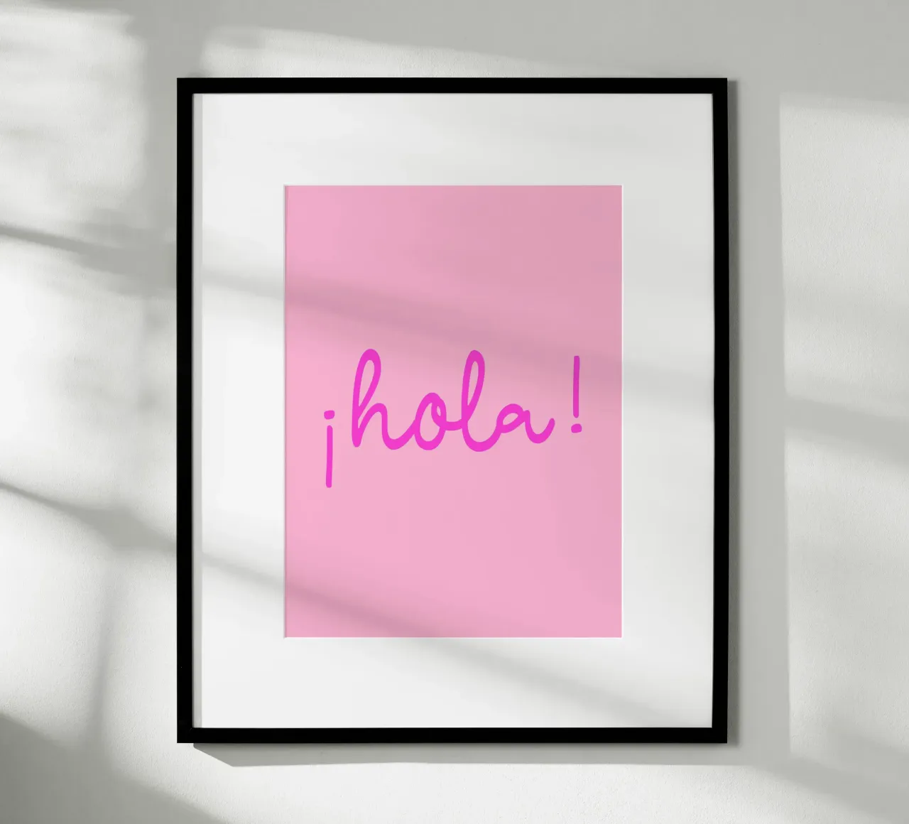Hola poster van Trend Collection by Palmartprints
