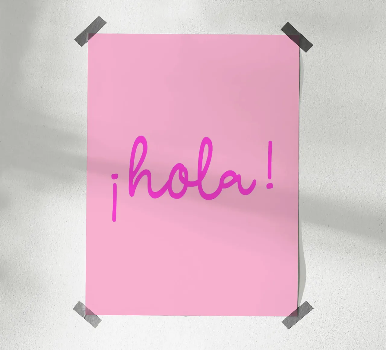 Hola poster van Trend Collection by Palmartprints