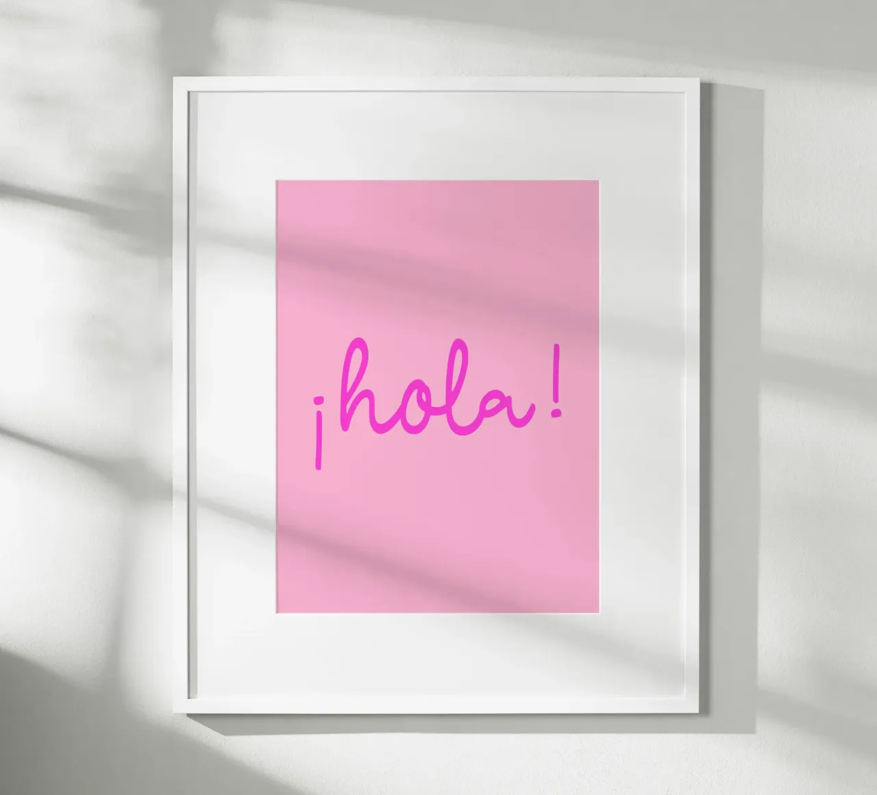 Hola poster van Trend Collection by Palmartprints