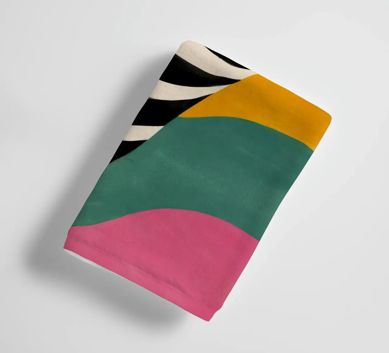 Abstract Color Flow II towel by Sienna Atelier